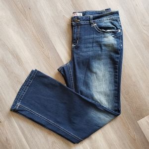 Like New Dark Denim Boot Cut Jeans